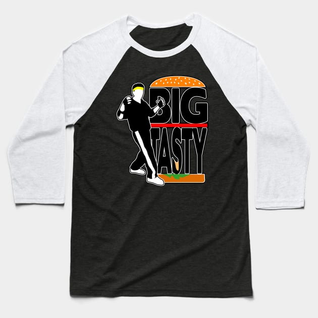 Big Tasty Baseball T-Shirt by Spikeani